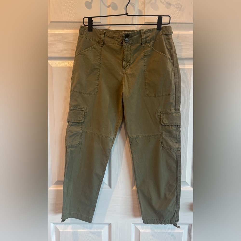 SANCTUARY Standard Surplus, Olive Cargo crop pants (ankle length)